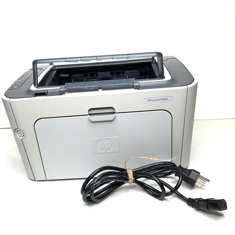 HP LaserJet P1505N Standard Laser Printer NO TONER TESTED